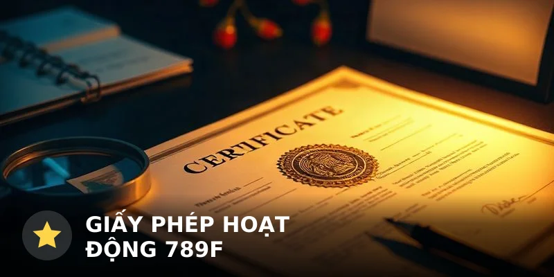 Giấy phép hoạt động 789F: Đánh giá uy tín và tính hợp pháp 2025